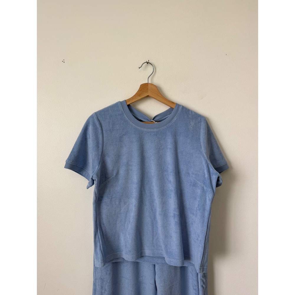 Boston Proper Beach Terry T-Shirt Sport Set – Bel Air Blue – Size Medium – NWOT - Picture 3 of 6